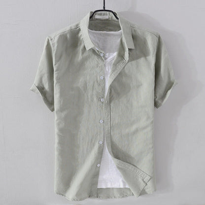 Relaxed Fit Button-Down Shirt for Men – Breathable & Casual Comfort