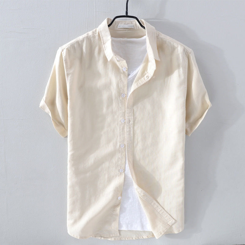Relaxed Fit Button-Down Shirt for Men – Breathable & Casual Comfort