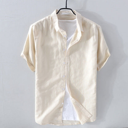 Relaxed Fit Button-Down Shirt for Men – Breathable & Casual Comfort