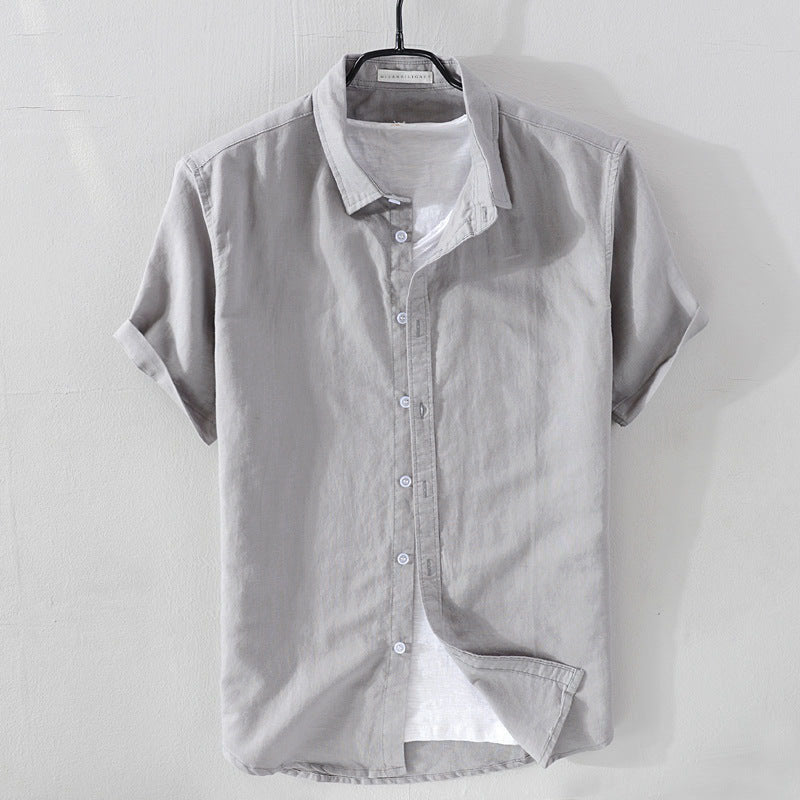 Relaxed Fit Button-Down Shirt for Men – Breathable & Casual Comfort