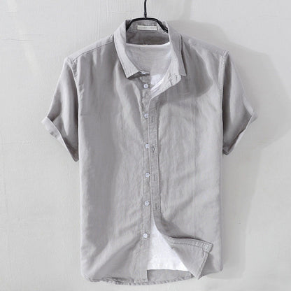 Relaxed Fit Button-Down Shirt for Men – Breathable & Casual Comfort