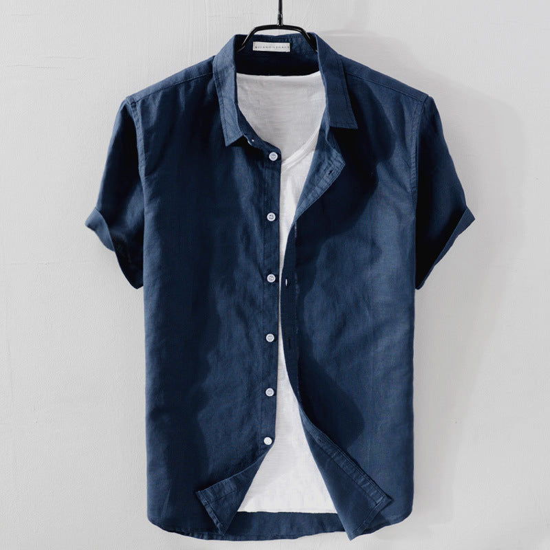 Relaxed Fit Button-Down Shirt for Men – Breathable & Casual Comfort