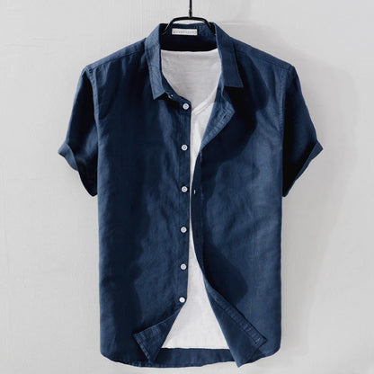 Relaxed Fit Button-Down Shirt for Men – Breathable & Casual Comfort