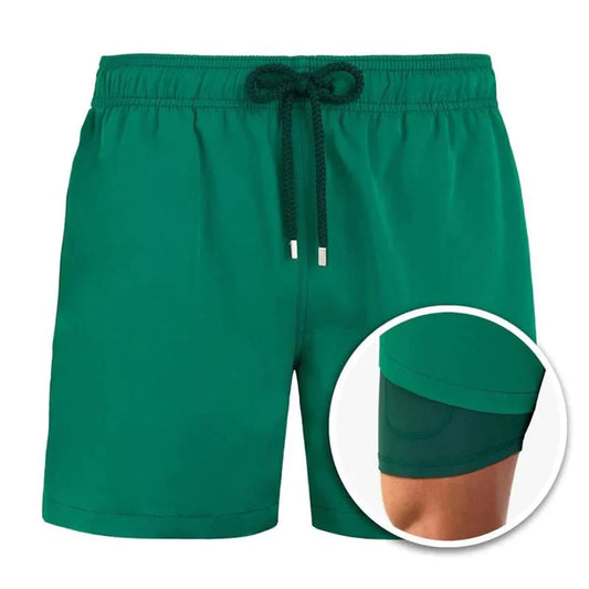 Men's Swim Trunks – Relaxed Fit – Quick-Drying Breathable Fabric – Mid Length