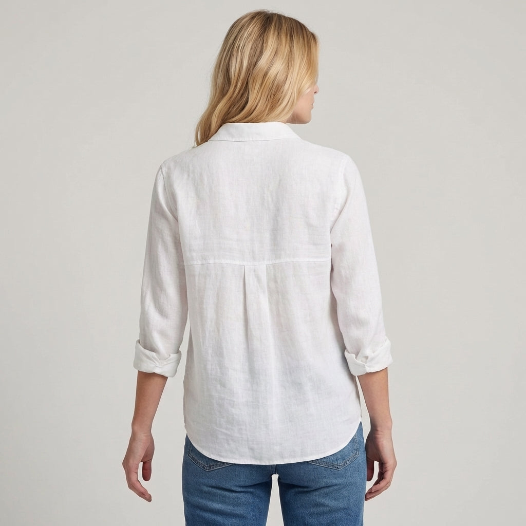 Relaxed Fit Floral Blouse for Women – Breathable Casual Comfort