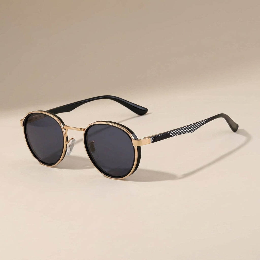 Matteo Round Metal Sunglasses