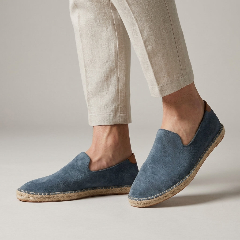 Casual Slip-On Espadrille Loafers for Men – Lightweight Comfort & Everyday Style
