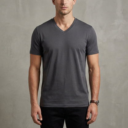 Athletic Fit V-Neck T-Shirt for Men – Casual Comfort & Style