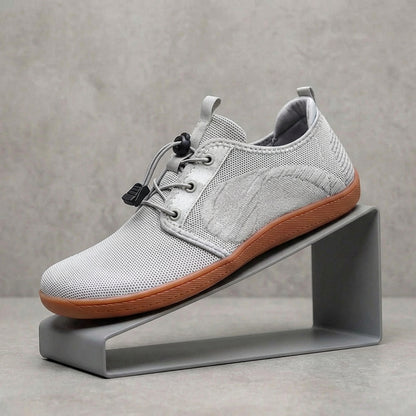 Breathable Regular Fit Ankle Sneakers for Men – Comfortable & Minimalist Design