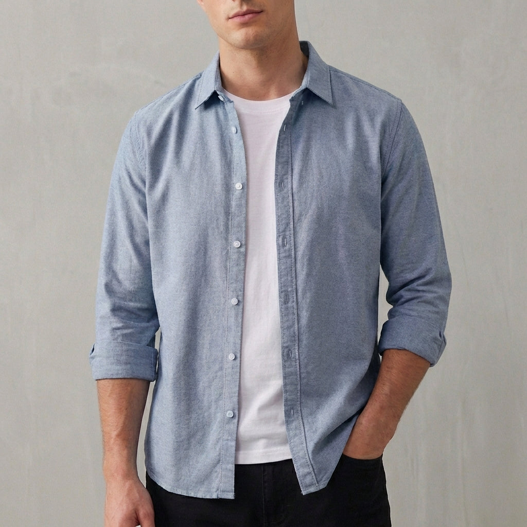 Casual Button-Up Shirt for Men – Effortless Style & Everyday Comfort