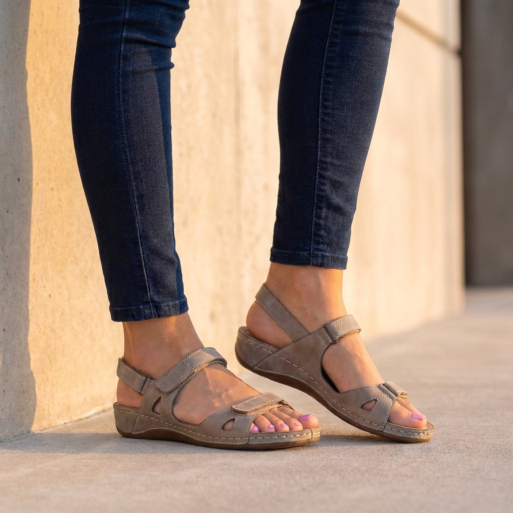 Adjustable Comfort Strap Sandals for Women – Secure Support & All-Day Ease