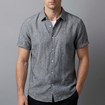 Casual Button Front Shirt for Men – Relaxed Everyday Comfort