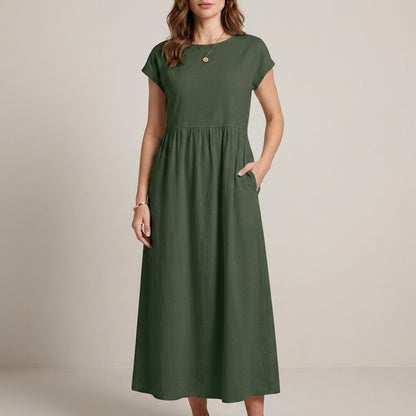 Relaxed Fit Maxi Dress for Women – Effortless Everyday Comfort