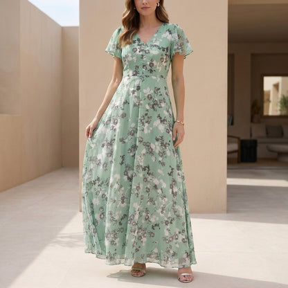 Floral Maxi Dress for Women – Graceful Elegance & Flowing Comfort
