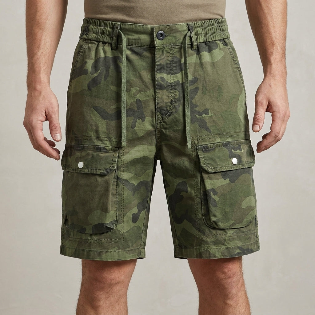 Camouflage Cargo Shorts for Men – Rugged Utility Comfort