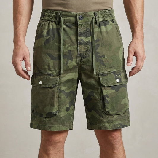 Camouflage Cargo Shorts for Men – Rugged Utility Comfort