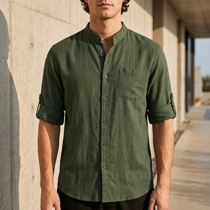 Casual Button Front Shirt for Men – Relaxed Everyday Style