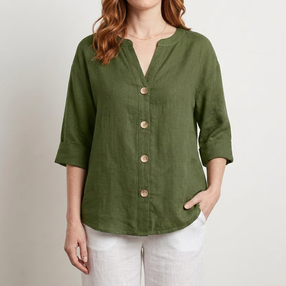 Casual Button Front Blouse for Women – Effortless Everyday Style