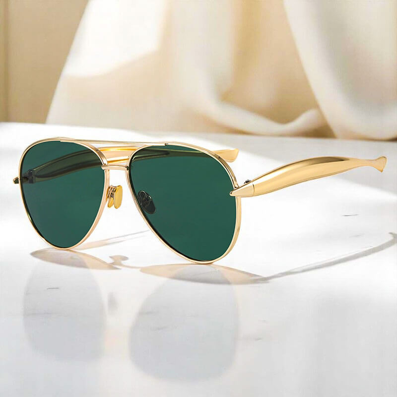 Serena Luxe Aviator Sunglasses
