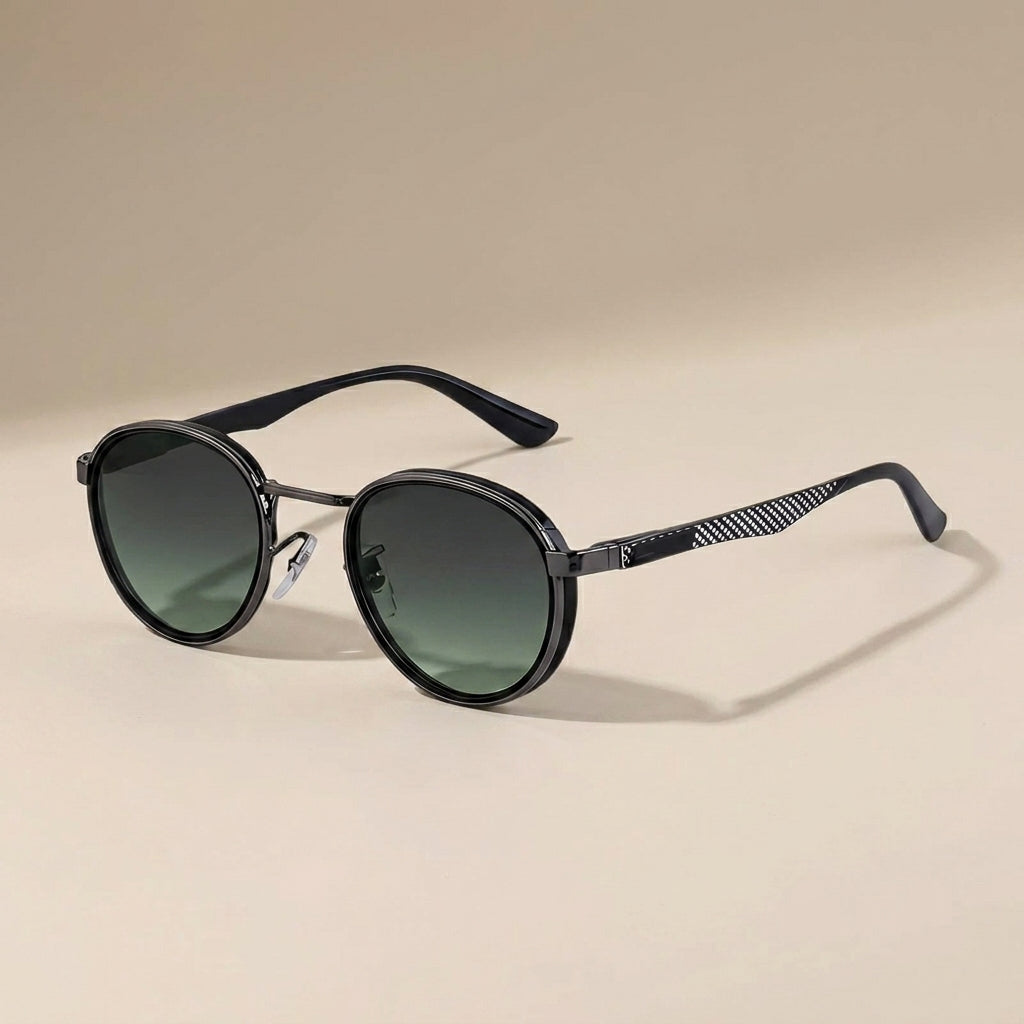 Matteo Round Metal Sunglasses