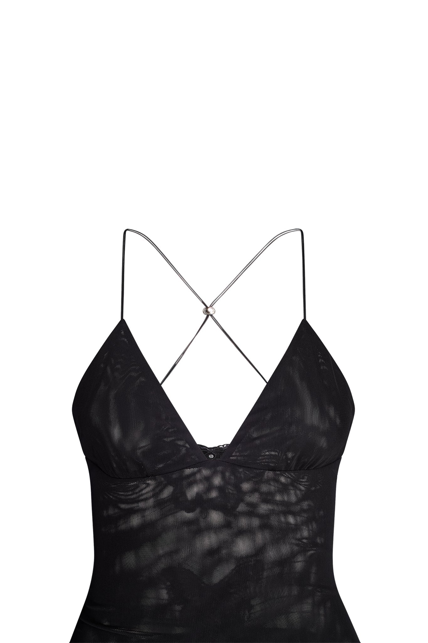 Women's Maxi Dress – Sleeveless – Open Back with Butterfly Details – Slim Fit