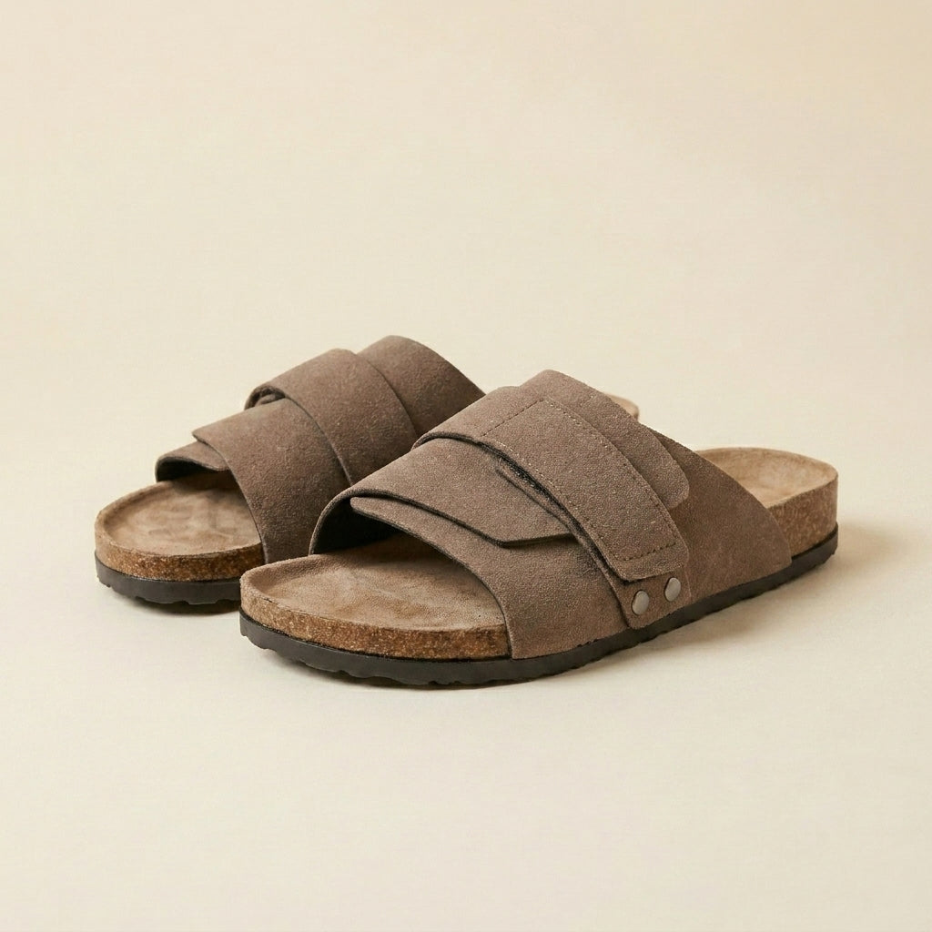 Adjustable Comfort Slide Sandals for Men – Supportive Everyday Wear