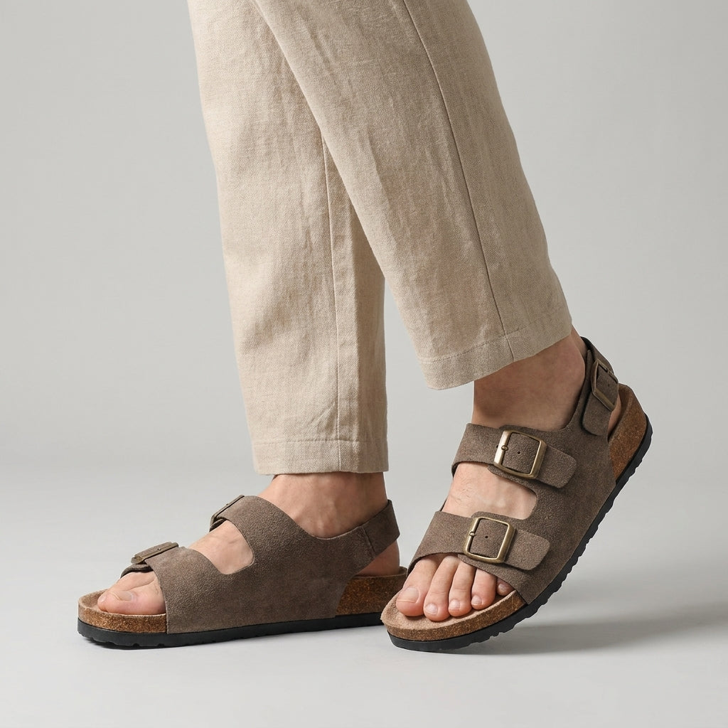 Adjustable Buckle Sandals for Men – Everyday Comfort & Casual Style