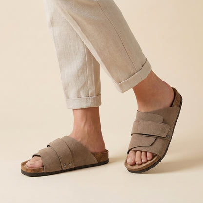 Adjustable Comfort Slide Sandals for Men – Supportive Everyday Wear