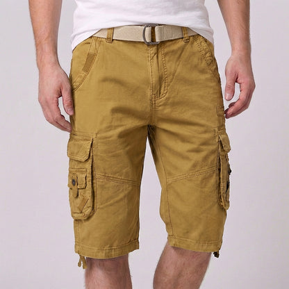 Relaxed Fit Belted Cargo Shorts for Men – Casual Comfort & Practicality