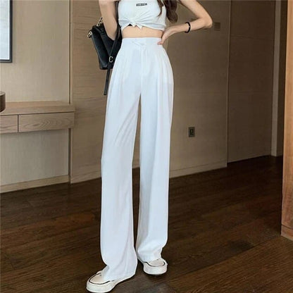 Women Pants - High Waist - Wide Legs - Elegant and Comfortable Fit