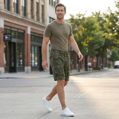 Camouflage Cargo Shorts for Men – Rugged Utility Comfort