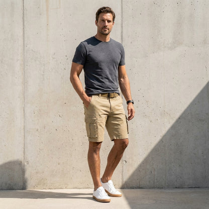 Utility Cargo Shorts for Men – Functional Comfort & Everyday Versatility