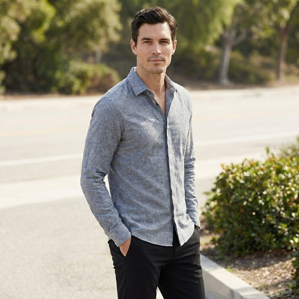 Relaxed Fit Shirt for Men – Lightweight Everyday Comfort