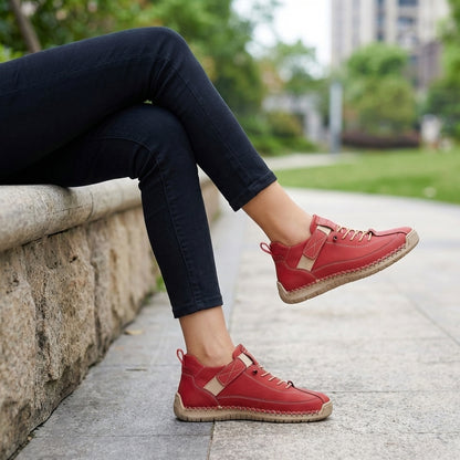 Casual Lace-Up Walking Sneakers for Women – Everyday Comfort & Versatile Style