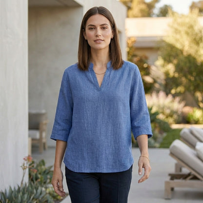 Relaxed Fit Blouse for Women – Comfortable Casual Elegance