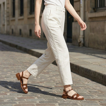 Ankle Strap Flat Sandals for Women – Chic Everyday Comfort