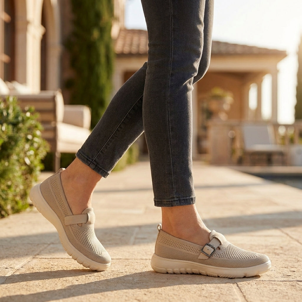 Orthopedic Slip-On Walking Shoes for Women – Lightweight Everyday Comfort