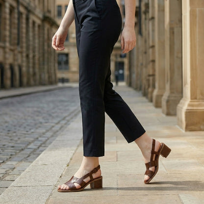Comfort Block Heel Sandals for Women – Elegant Support & Everyday Style