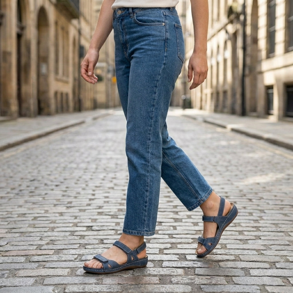 Orthopedic Open-Toe Sandals for Women – Adjustable Everyday Support