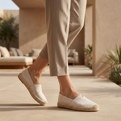 Orthopedic Slip-On Low-Top Espadrilles for Women – Supportive & Comfortable Design