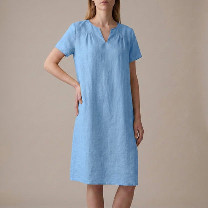 Relaxed Fit Dropped Shoulder Mini Dress for Women – Comfortable Casual Style