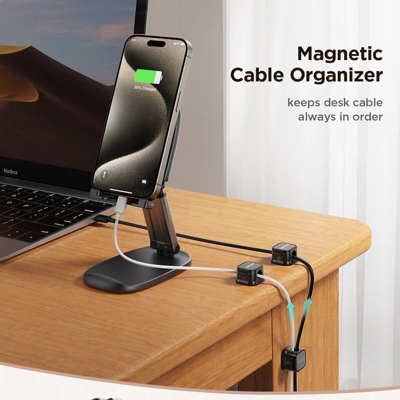 Minimalist Magnetic Cable Organizer with Sleek Design