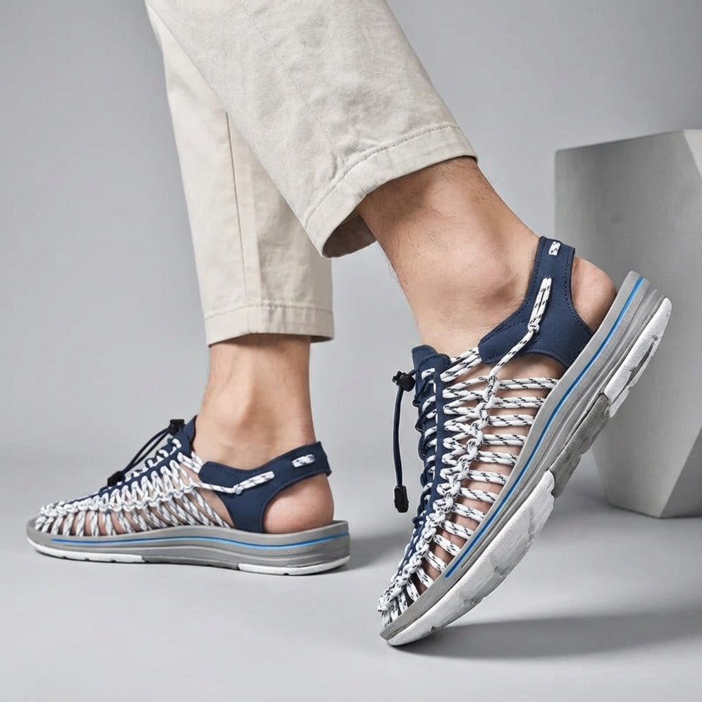 Orthopedic Closed Toe Sport Sandals for Men – Supportive & Breathable Design