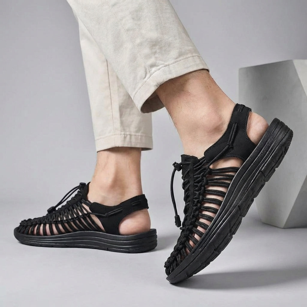 Orthopedic Closed Toe Sport Sandals for Men – Supportive & Breathable Design
