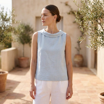 Relaxed Fit Sleeveless Top for Women – Breezy Casual Comfort