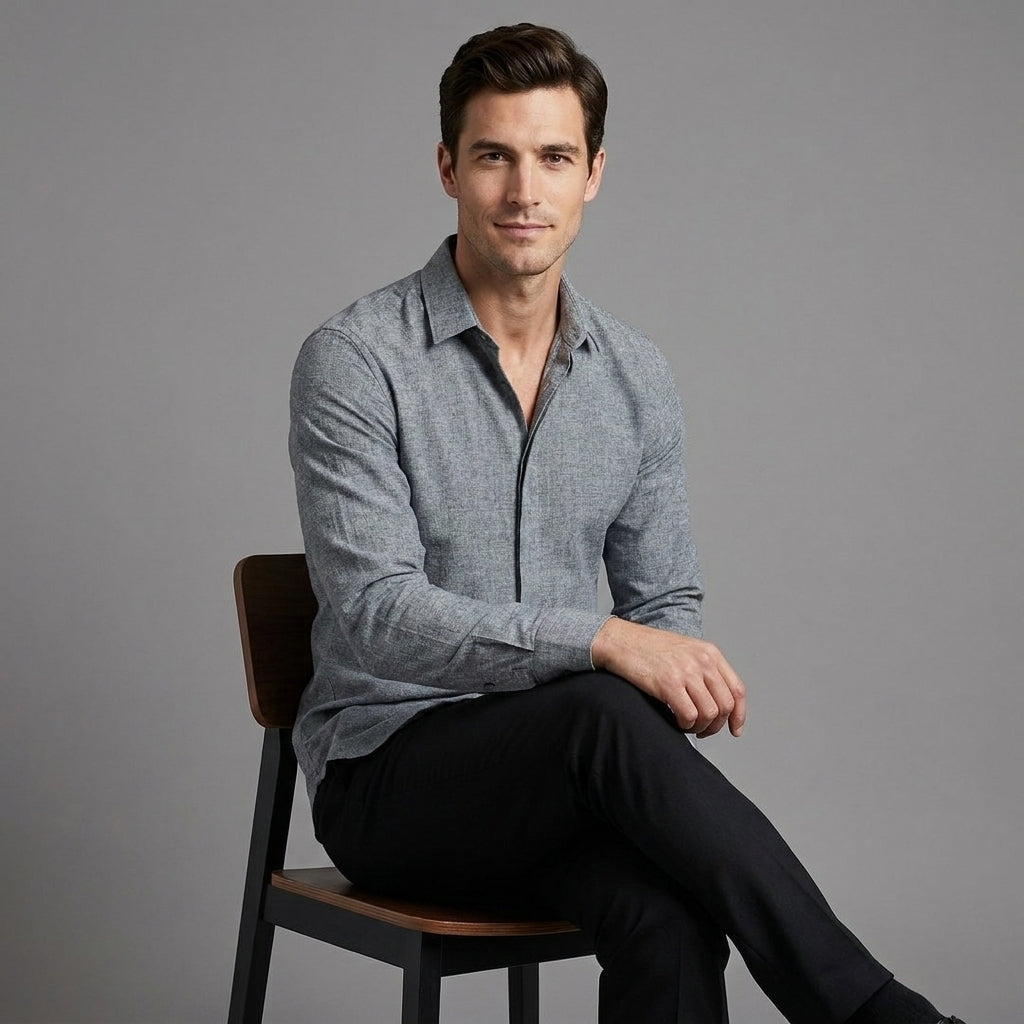 Relaxed Fit Shirt for Men – Lightweight Everyday Comfort
