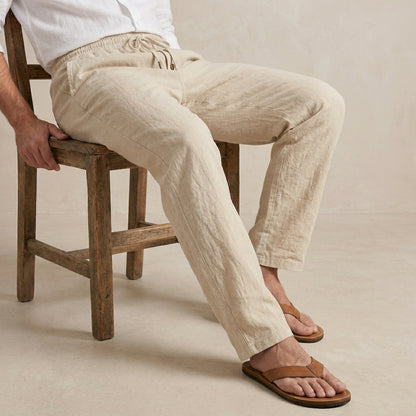 Relaxed Fit Drawstring Waist Trousers for Men – Comfortable Casual Style