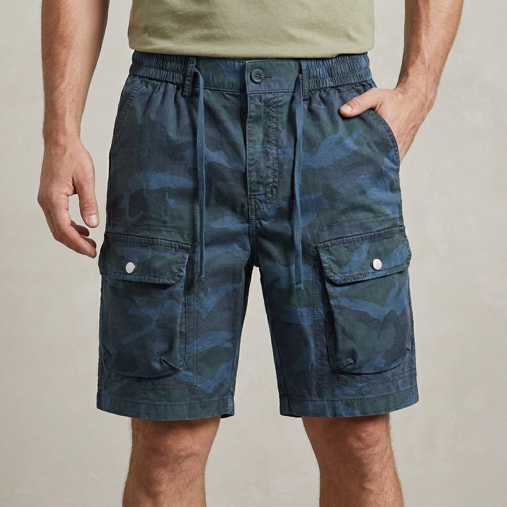 Camouflage Cargo Shorts for Men – Rugged Utility Comfort