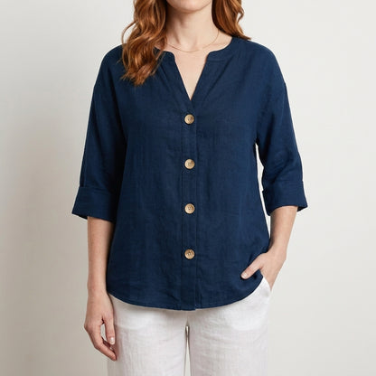 Casual Button Front Blouse for Women – Effortless Everyday Style