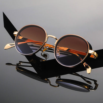 Carter Vintage Round Sunglasses